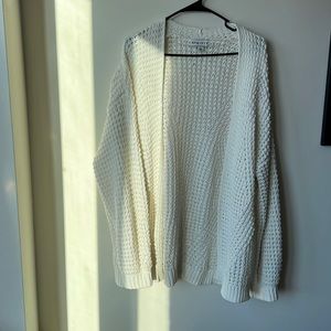 White cardigan- plus size 1x
